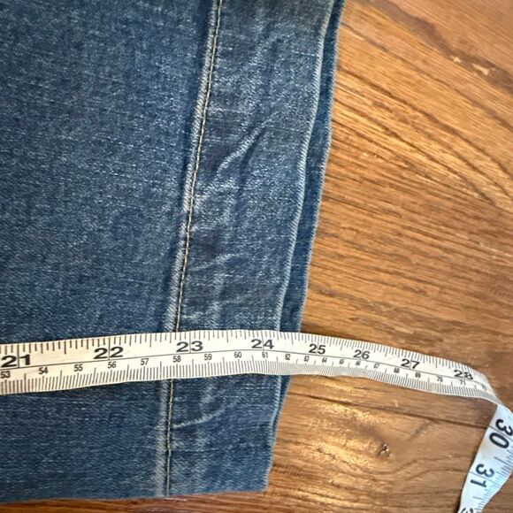Gap High-rise wide leg crop jeans size 10short - Picture 4 of 10